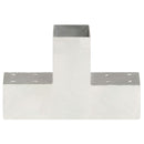 stolpebeslag T-form 4 stk. 71x71 mm galvaniseret metal