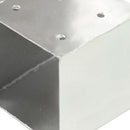 stolpebeslag T-form 4 stk. 71x71 mm galvaniseret metal