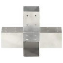 stolpebeslag X-form 71x71 mm galvaniseret metal