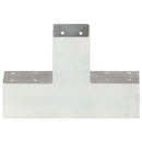 stolpebeslag X-form 71x71 mm galvaniseret metal