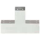 stolpebeslag X-form 4 stk. 71x71 mm galvaniseret metal