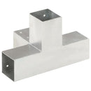 stolpebeslag X-form 4 stk. 71x71 mm galvaniseret metal