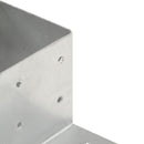 stolpebeslag L-form 81x81 mm galvaniseret metal
