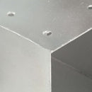 stolpebeslag Y-form 81x81 mm galvaniseret metal