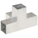 stolpebeslag X-form 81x81 mm galvaniseret metal