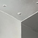 stolpebeslag X-form 81x81 mm galvaniseret metal