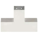 stolpebeslag X-form 4 stk. 81x81 mm galvaniseret metal