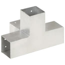 stolpebeslag X-form 4 stk. 81x81 mm galvaniseret metal