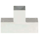 stolpebeslag T-form 4 stk. 91x91 mm galvaniseret metal