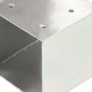 stolpebeslag T-form 4 stk. 91x91 mm galvaniseret metal