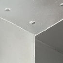 stolpebeslag Y-form 91x91 mm galvaniseret metal