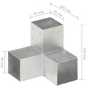 stolpebeslag Y-form 91x91 mm galvaniseret metal