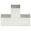 stolpebeslag X-form 4 stk. 91x91 mm galvaniseret metal