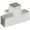 stolpebeslag X-form 4 stk. 91x91 mm galvaniseret metal