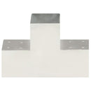stolpebeslag T-form 101x101 mm galvaniseret metal