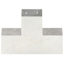 stolpebeslag X-form 101x101 mm galvaniseret metal