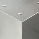 stolpebeslag X-form 4 stk. 101x101 mm galvaniseret metal