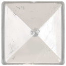 pyramideformede stolpehætter 6 stk. 81x81 mm galvaniseret metal