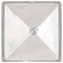 pyramideformede stolpehætter 6 stk. 91x91 mm galvaniseret metal