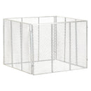 kompostbeholder 100x100x77 cm galvaniseret jern