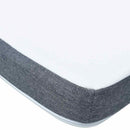 topmadras til seng med boxmadras 200x140x5 cm medium blød