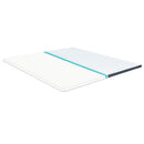 topmadras til seng med boxmadras 200x160x5 cm medium blød
