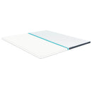topmadras til seng med boxmadras 200x160x5 cm medium blød