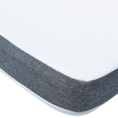 topmadras til seng med boxmadras 200x160x5 cm medium blød
