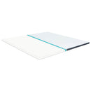 topmadras til seng med boxmadras 200x200x5 cm medium blød