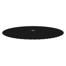 trampolinmåtte til 12 ft/3,66 m rund trampolin stof sort