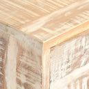 tv-skab 140 x 30 x 45 cm massivt akacietræ hvid