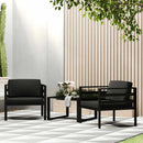 sofastol med hynder aluminium antracitgrå