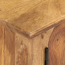 tv-bord 115x30x42 cm massivt teaktræ