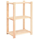 reoler 3 stk. 3 hylder 60x38x90 cm massivt fyrretræ 150 kg