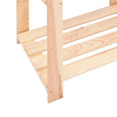 reoler 10 stk. 3 hylder 60x38x90 cm massivt fyrretræ 150 kg