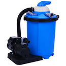 sandfilterpumpe med timer 550 W 50 l