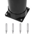 solopvarmet bruser 215 cm 8 l sort