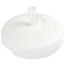 parasolfod 20 l sand- eller vandfyldt plastik rattanlook hvid
