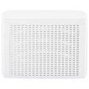 sidebord 54 x 54 x 36,5 cm plastik hvid