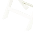 foldbare havestole 2 stk. plastik hvid