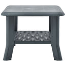 sofabord 90 x 60 x 46 cm plastik grøn