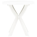 bistrobord Ø70 cm plastik hvid