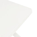 bistrobord 70x70x72 cm plast hvid
