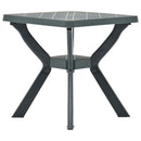 bistrobord 70x70x72 cm plast grøn