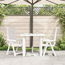 havebord 80 x 75 x 72 cm plastik hvid