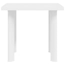 havebord 80 x 75 x 72 cm plastik hvid