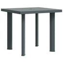 havebord 80 x 75 x 72 cm plastik grøn