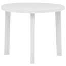 havebord 89 cm plastik hvid