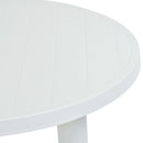 havebord 89 cm plastik hvid