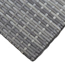 foldbar taburet polyrattan grå